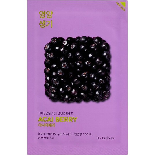 Holika Pure Essence Mask Sheet  Acai Berry