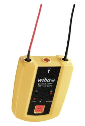 Wiha 45222 Gennemgangs-Kontrolapparat Cat Ii 600 V Led, Akustik