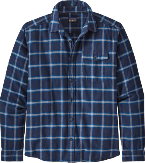 Patagonia  M´S Lw Fjord Flannel Shirt Herre, GRNN Grange: New Navy, XL