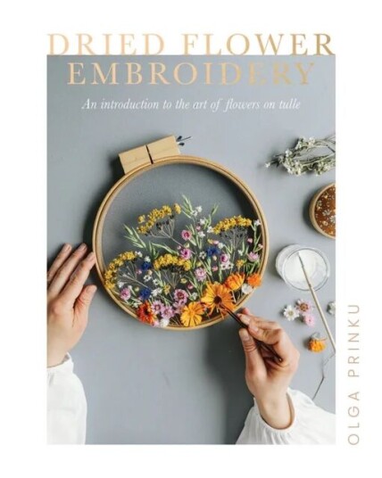 Dried Flower Embroidery Av Olga Prinku