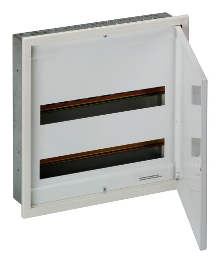Hager VU318F Kapsling Med Innfelt Dør IP30 3x18 Moduler Elfordeling & Strømforsyning