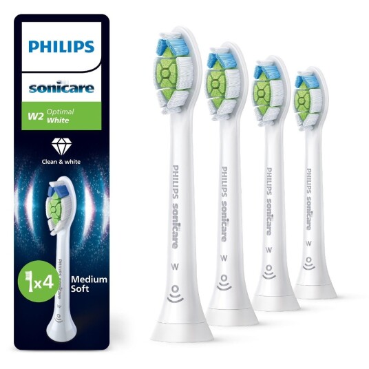 Philips Sonicare HX6064/87 Optimal White børstehoder white 4-pakk Philips Sonicare HX6064/87 Optimal White børstehoder white 4-pakk
