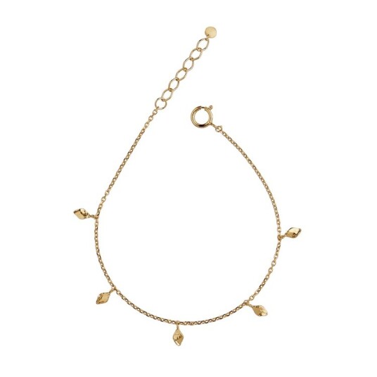 Stine A Jewelry Tout Petit Ile De L"Amour Bracelet Forgylt Sølv Sterling 925 15.5 17.5 cm Stine A Jewelry Tout Petit Ile De L"Amour Bracelet Forgylt Sølv Sterling 925 15.5 17.5 cm