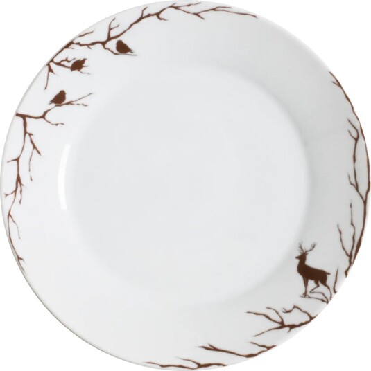 Wik & Walsøe Alveskog Middagstallerken 28 cm Hvit Porselen
