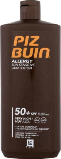 Piz Buin Allergy Solkrem 400 ml med SPF 50 for sensitiv hud