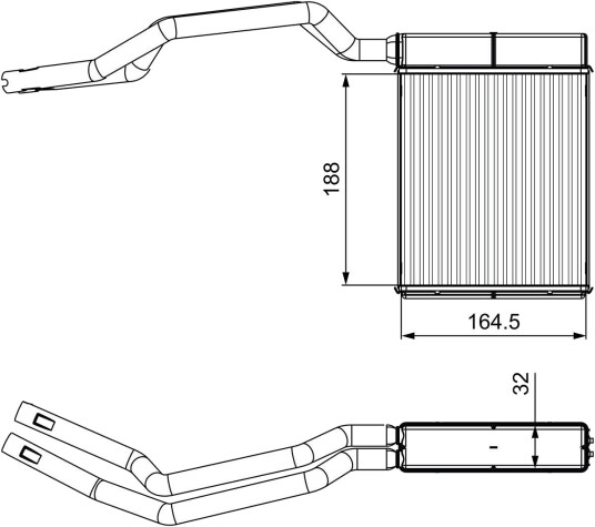VALEO 812367 Varmeapparat register
