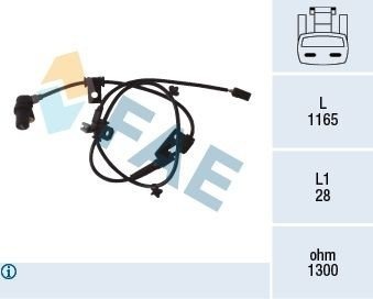 FAE 78078 Sensor ABS FAE 78078 Sensor ABS