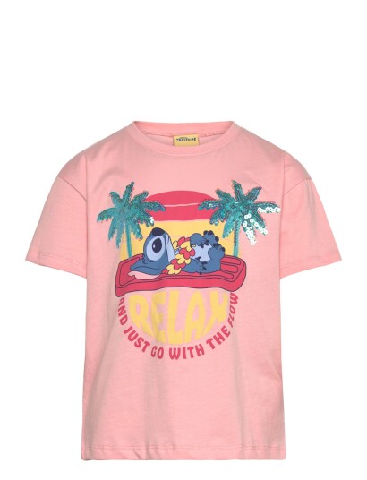 Lilo & Stitch Tshirt Pink 116 Lilo & Stitch Tshirt Pink 116