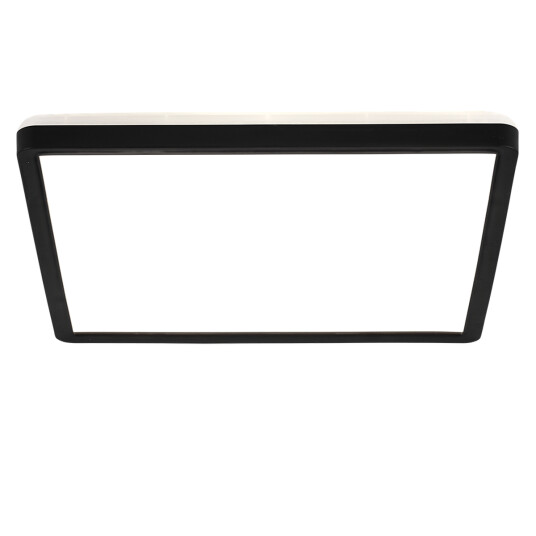 Luna 30 x 30 cm taklampe 18W 3000 Kelvin IP54 3-step dim Svart Luna 30 x 30 cm taklampe 18W 3000 Kelvin IP54 3-step dim Svart