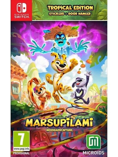 Marsupilami: Hoobadventure (Tropical Edition) (Code in a Box) (Switch)