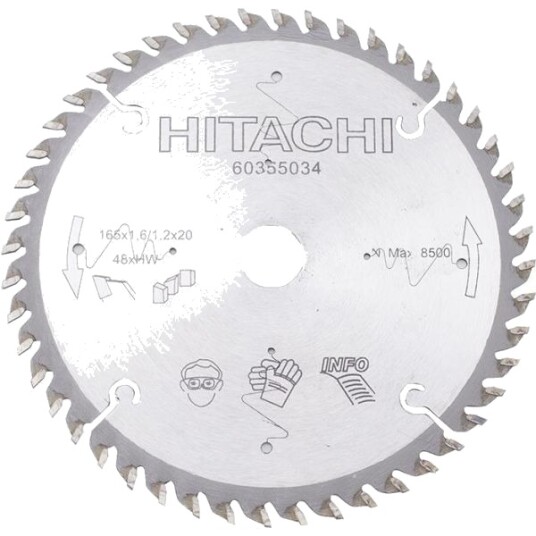 HiKOKI 60355034 Sagklinge 165x1, 6x20mm, 48T
