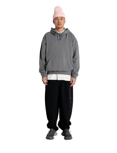 Woodbird Wbsho Washed Hoodie   Grey   S