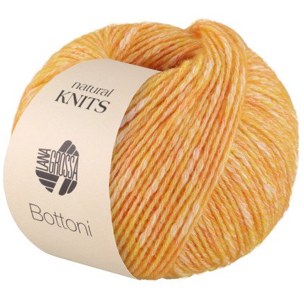 Lana Grossa Bottoni Garn 2 Gul/Orange/Krem
