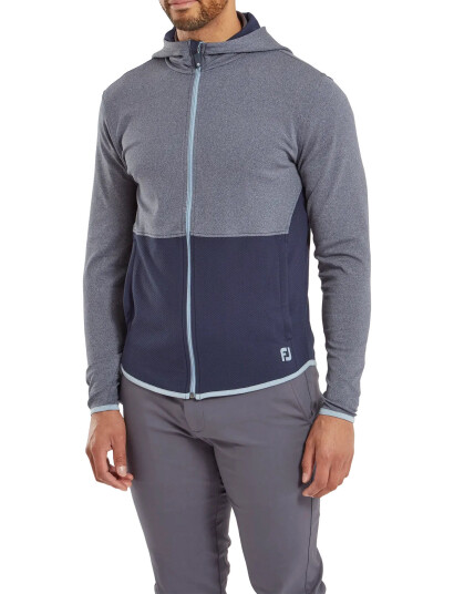 FootJoy Thermoseries Full-Zip Hoodie - Navy - S