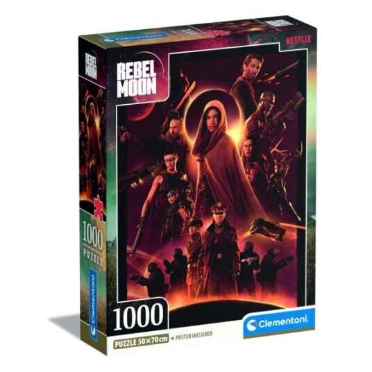 Clementoni Puslespill 1000 Brikker Rebel Moon