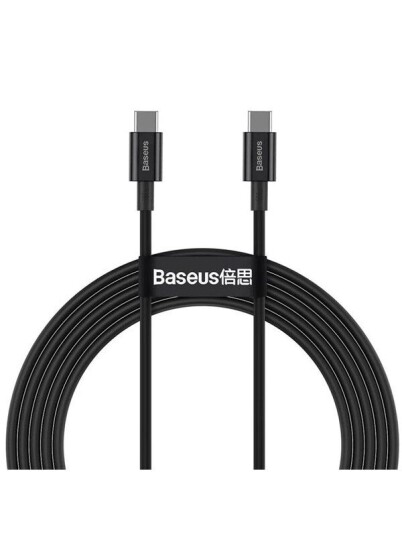 Baseus USB-C Kabel 1m 100W Sort, Superior Series