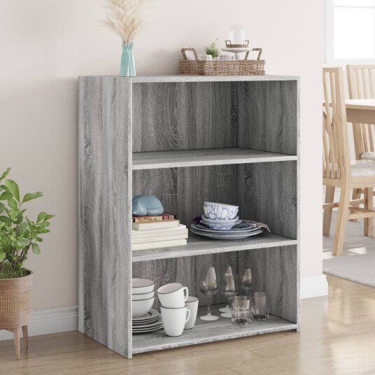 Skjenk grå sonoma 70x41x93 cm konstruert tre 8721102652769