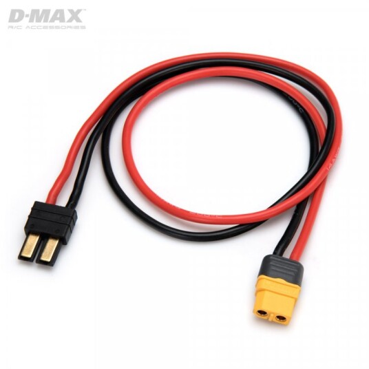 Dynomax B9665 Charging Lead TRX Male to XT60 14AWG 500mm Dynomax B9665 Charging Lead TRX Male to XT60 14AWG 500mm