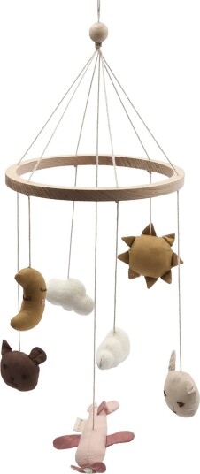 Fabelab Crib Mobile In The Air Rose Pink One Size Fabelab Crib Mobile In The Air Rose Pink One Size