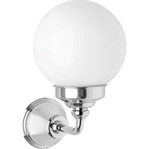 Damixa Tradition Vegglampe - Krom/Hvit