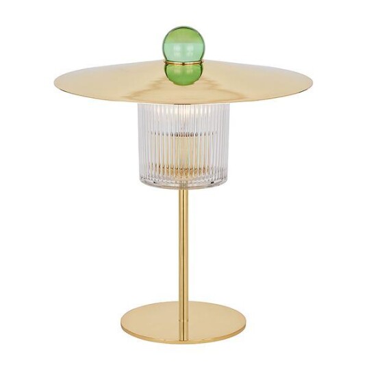Design by Us Ball On Top Bordlampe Gull Design by Us Ball On Top Bordlampe Gull