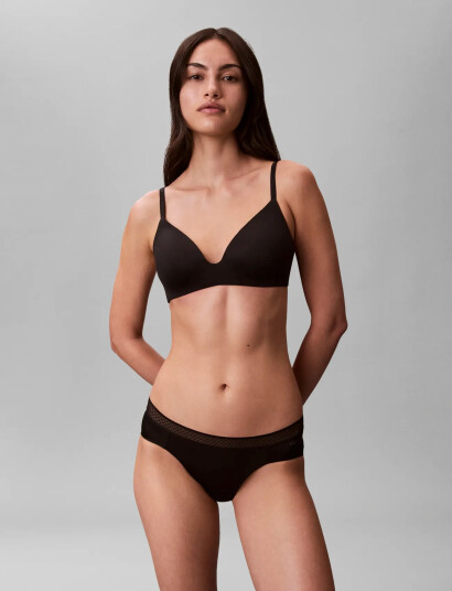 Calvin Klein Wire Free T Shirt Bra Black C x 65