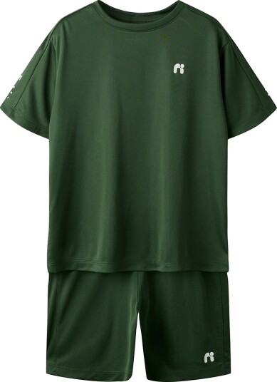 Name It Nkndemu Ss Nreg Shorts Set Green 122