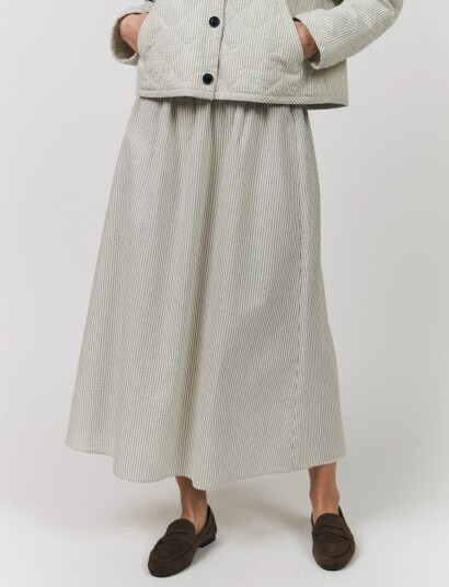 Lollys Laundry Islall Maxi Skirt   Cream   XL