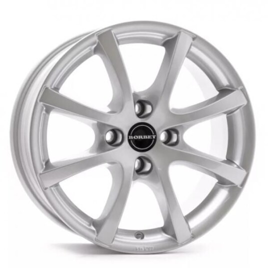 Borbet Lv4 Chrystal Silver 5.5x14 4x100 ET35 B64 Borbet Lv4 Chrystal Silver 5.5x14 4x100 ET35 B64