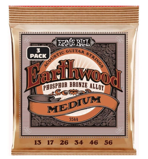 Ernie Ball Eb-3544 Psb Medium 013-056 3-Pack