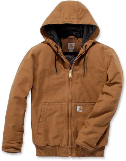 Carhartt Duck Active Jakke S Brun Carhartt Duck Active Jakke S Brun