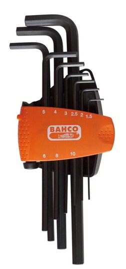 Bahco 9 deler Unbrakosett med lang skaft 1,5-10mm - BE-9588