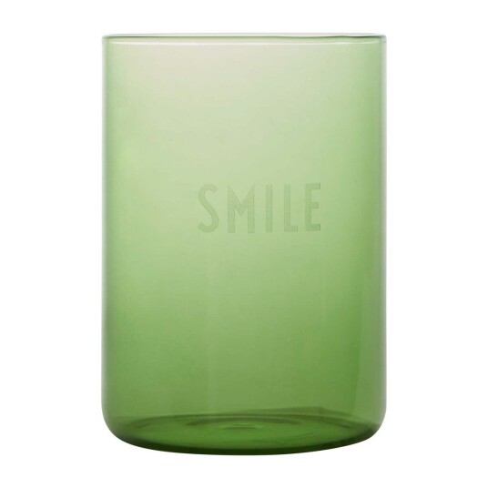Design Letters favorittglass 35 cl Smile-green Design Letters favorittglass 35 cl Smile-green