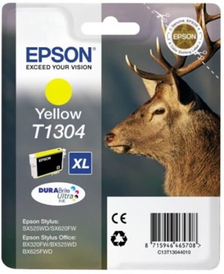 Epson Blekk Gul T1304 - Bx320fw