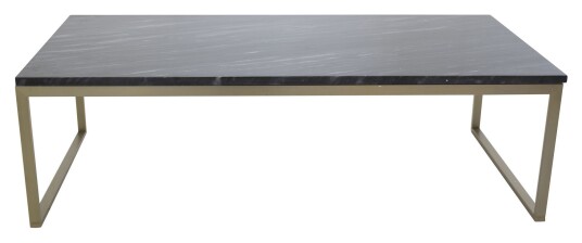 Venture Home Design Estelle Sofabord - Marmor Topp/Metallben, 120x60 1579103-04-0 1549796-02-0