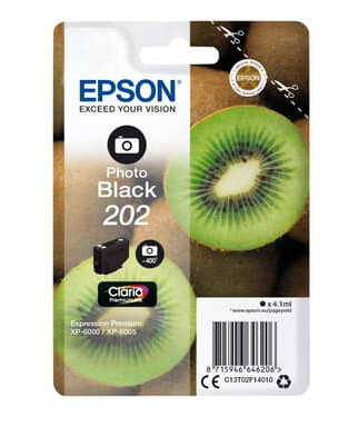Epson Blekk Foto Svart 4.1ml 202 - Xp-6000/xp-6005