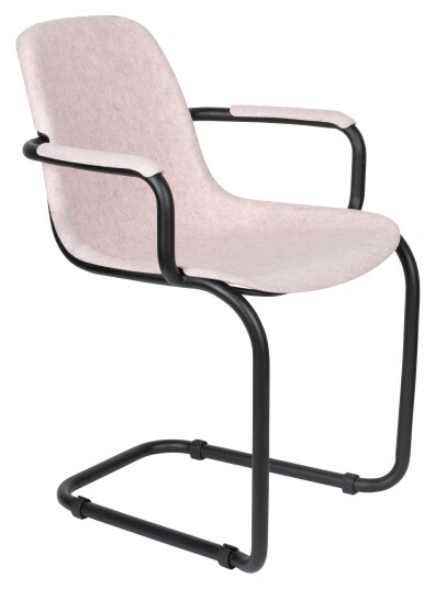 Zuiver Thirsty Spisestol m. armlen - Soft Pink Unoliving