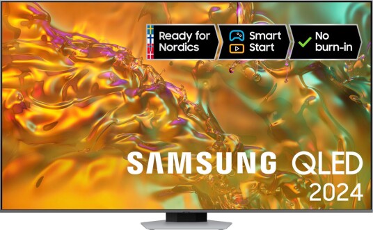 Samsung 75" Q80D 4K QLED Smart-TV med HDR10+ og Motion Xcelerator 2024
