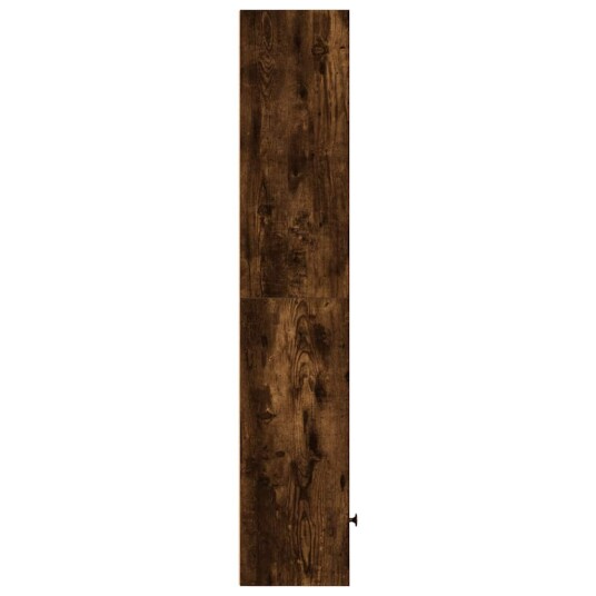 Bokhylle røkt eik 31x24x127 cm konstruert tre