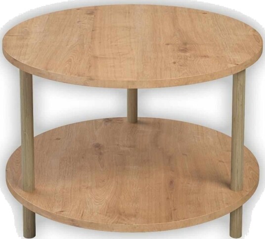 Sofabord Hanah Home Peka Square Ø60 x H43 cm Sapphire Oak Sapphire Oak