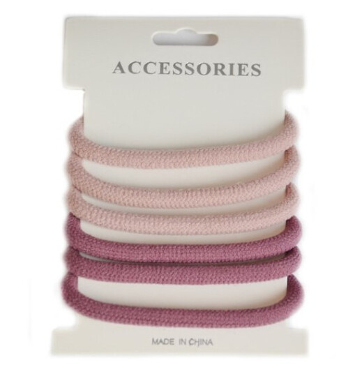 Hårsnodd Basic Lilla/rosa
