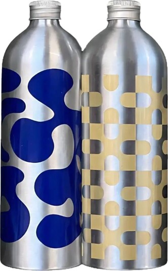 Studio About Bottle Large 2Pcs Blue/Yellow Blue 24X8 Studio About Bottle Large 2Pcs Blue/Yellow Blue 24X8