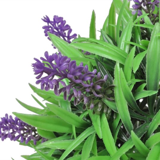 vidaXL Kunstig buksbomball med lavendel sett med 2 stk 28 cm vidaXL Kunstig buksbomball med lavendel sett med 2 stk 28 cm