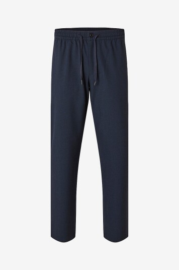 Selected Homme Bukser Slh196 Straight Robert String Pant Blå