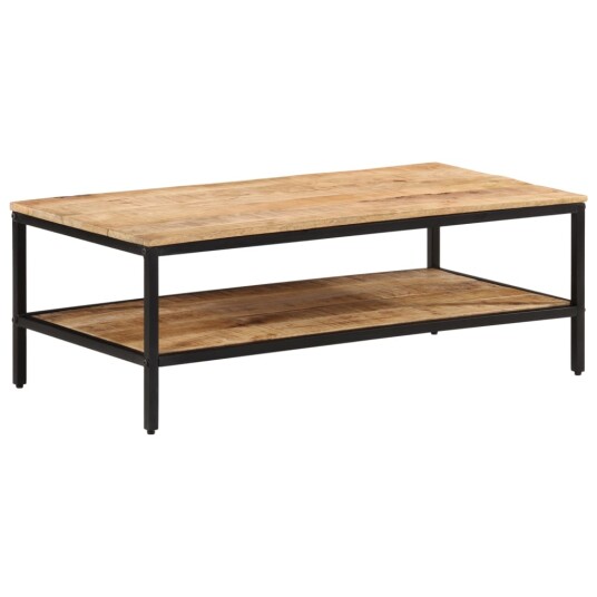 Salongbord 100x50x35 cm grovt heltre mangotre 374069