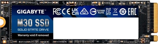 Gigabyte M30 1TB M.2 PCIe 3.0 NVMe SSD Gigabyte M30 1TB M.2 PCIe 3.0 NVMe SSD