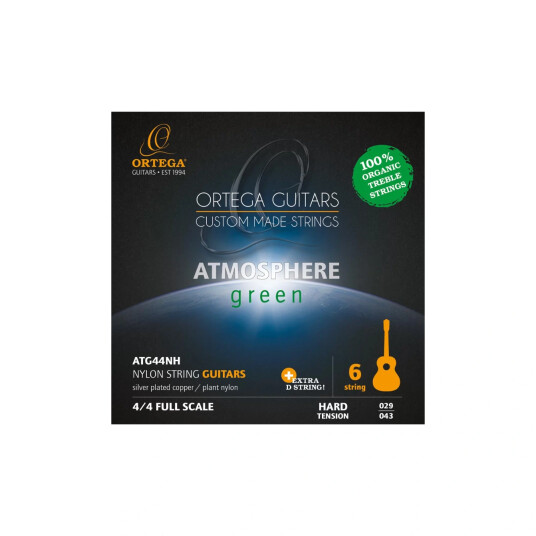 Ortega ATG44NH Strengesett Classic Hard 029-043 Atmosphere Green