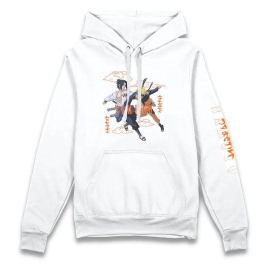 Naruto Hettegenser Naruto vs Sasuke XL  50% bomull/50% polyester