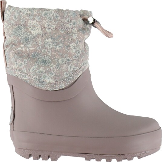 Wheat Termostøvler Drizzle Dry Rose Blomster Wheat 22 Gummistøvler Beige Lilla