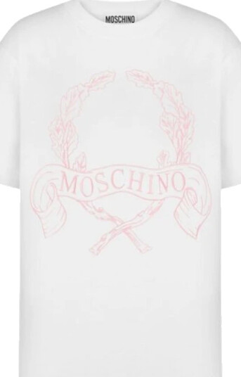 Moschino unisex Topper Hvit XL,
